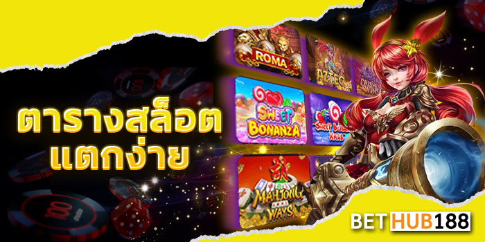 ตารางสล็อตแตกง่าย